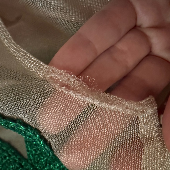 Anthropologie x Simon Miller Hibiscus Crochet Midi Dress Green Sz small - Picture 11 of 11